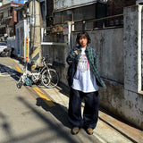 ワイドダートバルーンデニムパンツ