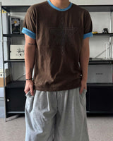PDワンスターダブルスリーブショートスリーブTシャツ