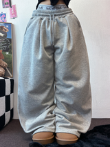 INSIDE-MINK🤍 PINTUCK BASIC LONG WIDE PANTS 🤍🖤🩶3COLOR