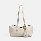 Minimalist Soft Leather Boston Bag