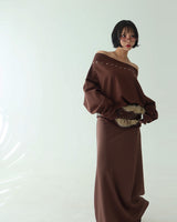 a mink fur ethnic wide belt