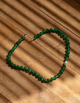 Green Pebble Necklace