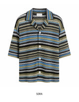 Koani Mix Crochet Short Sleeve Cardigan