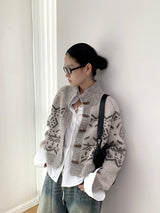 Rage Toggle Nordic Knit Cardigan