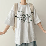 After Cloud Print Short Sleeve T-shirt