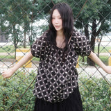 Cocktail Dot Blouse (black)