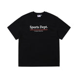 スポーツデプトラインロゴTシャツ - ブラック