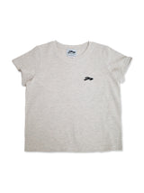 W Horn Applique Tee in Ivory