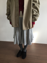 ロゼ バンディング カットアウト スカート (3color)