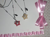 gleaming little star berry necklace [red]