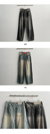 [Summer long pants] ハイクオリティ! サマーワイドデニムパンツ