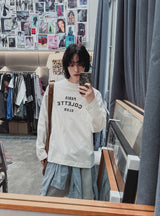 コレットプリントオーバーロングスリーブTシャツ