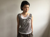 Fine stripe ribbon nasi  (2color)