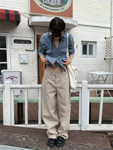 ベーシックワイドパンツ (5C)