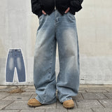 Brush denim pants