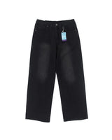 ASCLO バックバンディングストレートデニムパンツ (4color)