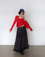 V-neck Knit Sleeveless Cardigan Set