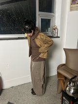 (3colors) cuty prison knit hoodie