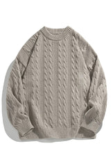 Cable-Knit Vintage Sweater