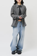 (W) Misty String Wide Denim (2color)