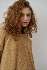 Coil round knit (Beige)