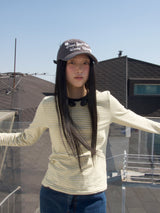 Lucky Clover Cap-Charcoal