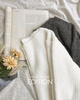 【MADE】boat neck Knit cardigan
