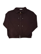 Liberium Cropped Knit Zip-Up (4 Colors)