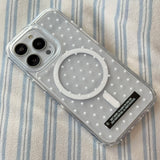(MagSafe) dot case + Dot text mint card zip set