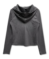 We love It Hoodie Long Sleeve_Charcoal