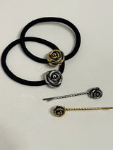Antique rose hair tie (2color)