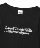 ダブルシンフォニーロングスリーブTシャツ ブラック(CV2EFFT554A)