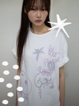 クレヨンフルーツTシャツ (ペアホワイト)