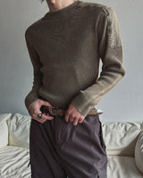 Combat Slim Shoulder Panel Knit