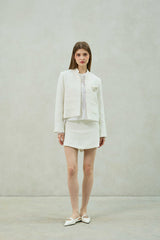 アグロウツイードジャケット / ホワイト