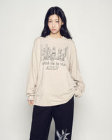 25FW シティビュー長袖Tシャツ エッセンシャルベージュ