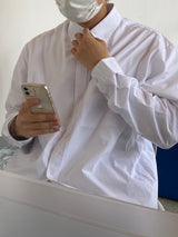 Cotton string long sleeve shirt