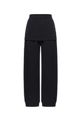 Layered Jogger Sweatpants