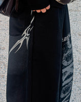 Poki Big Wide Lettering Sweat Pants