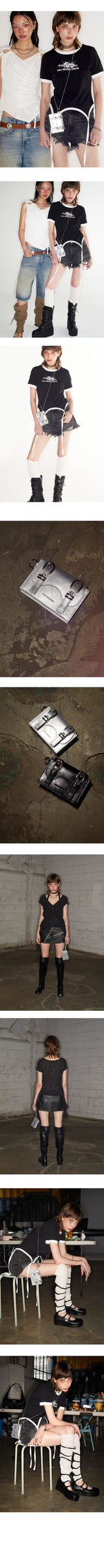 SADDLE BELTED MICRO BAG (SILVER)
