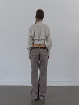 LINE BOOTCUT PANTS / MOCHA