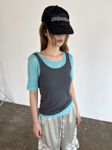 net sleeveless top 