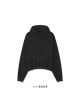 Semi-cropped hoodie 5COLOR