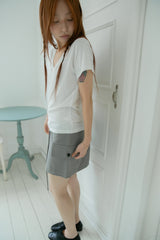 deep v-neck regular half top(3colors)