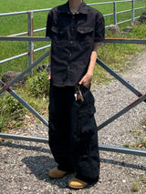 Washed Dual Pocket Pants – S, M, L (3 Colors)