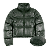 Glossy Eco-Puffer Short Padding Jumper