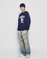 26SS VINTAGE MASCOT AC BEAR SWEATSHIRT 