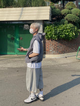 デイリースウェットストリングハーフパンツ 3C