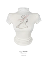 Bunny Ribbon Tee (3color)