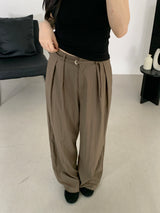 Briki Wide Pintuck Long Slacks